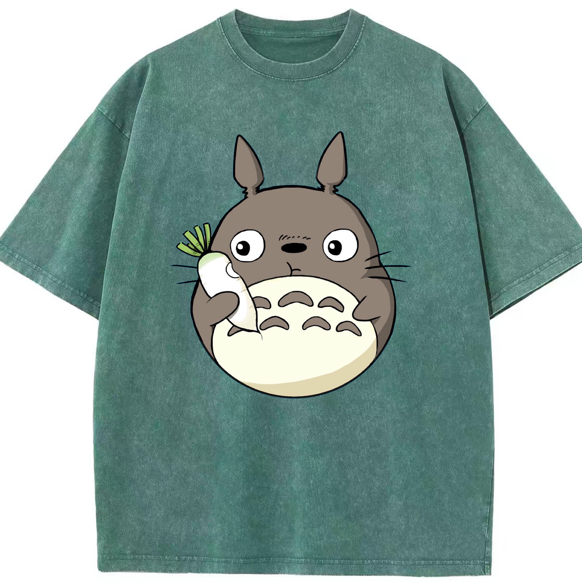 （画像用） となりのトトロ 草壁メイ 草壁サツキ My Neighbor Totoro Satsuki Kusakabe Mei Kusakabe 綿100% ヴィンテージ風 半袖Tシャツ（フロントプリント）